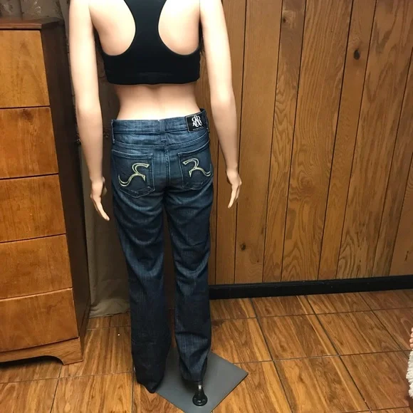 Rock & Republic Stella Jeans Size 29 blue Good Condition - Picture 12 of 15
